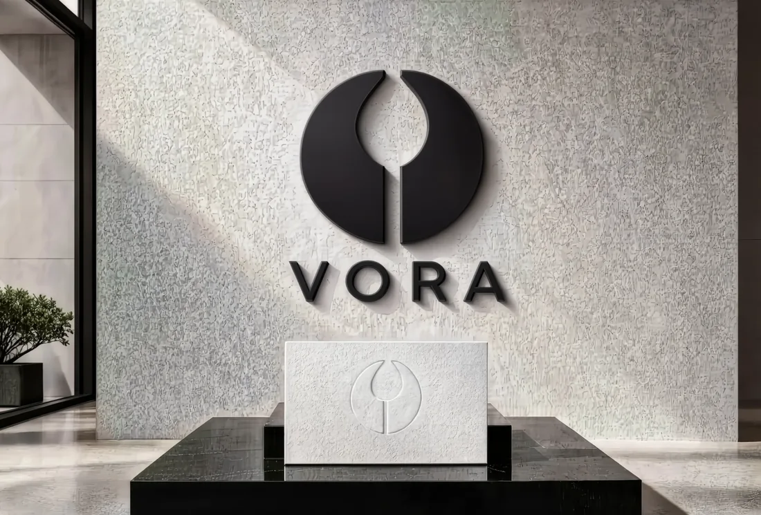VORA premium brand identity environment